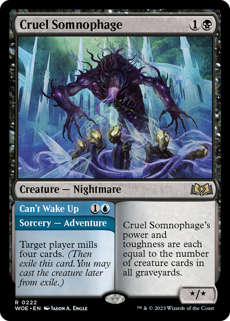 Cruel Somnophage // Can't Wake Up [Wilds of Eldraine] | Black Swamp Games