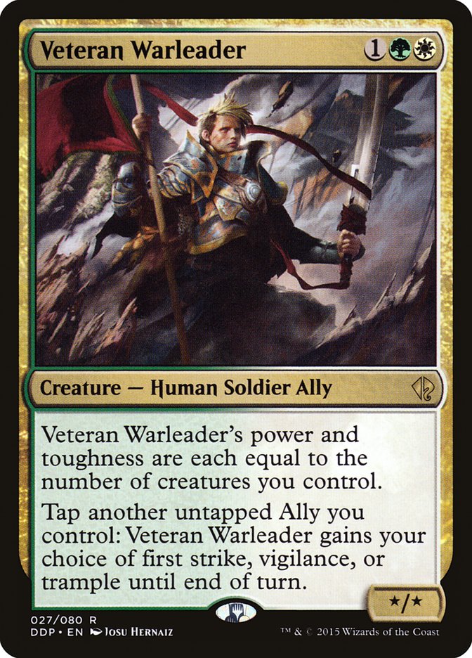 Veteran Warleader [Duel Decks: Zendikar vs. Eldrazi] | Black Swamp Games