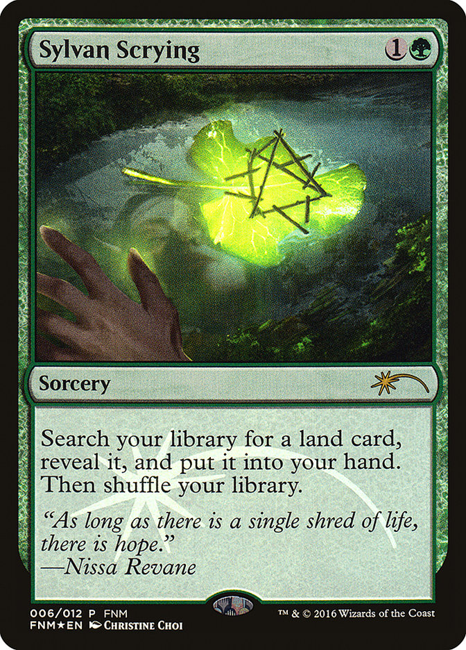 Sylvan Scrying [Friday Night Magic 2016] | Black Swamp Games