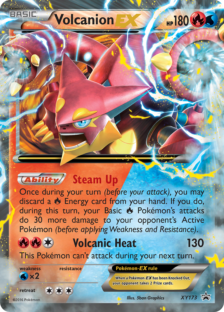 Volcanion EX (XY173) [XY: Black Star Promos] | Black Swamp Games