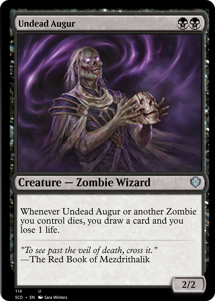 Undead Augur [Starter Commander Decks] | Black Swamp Games