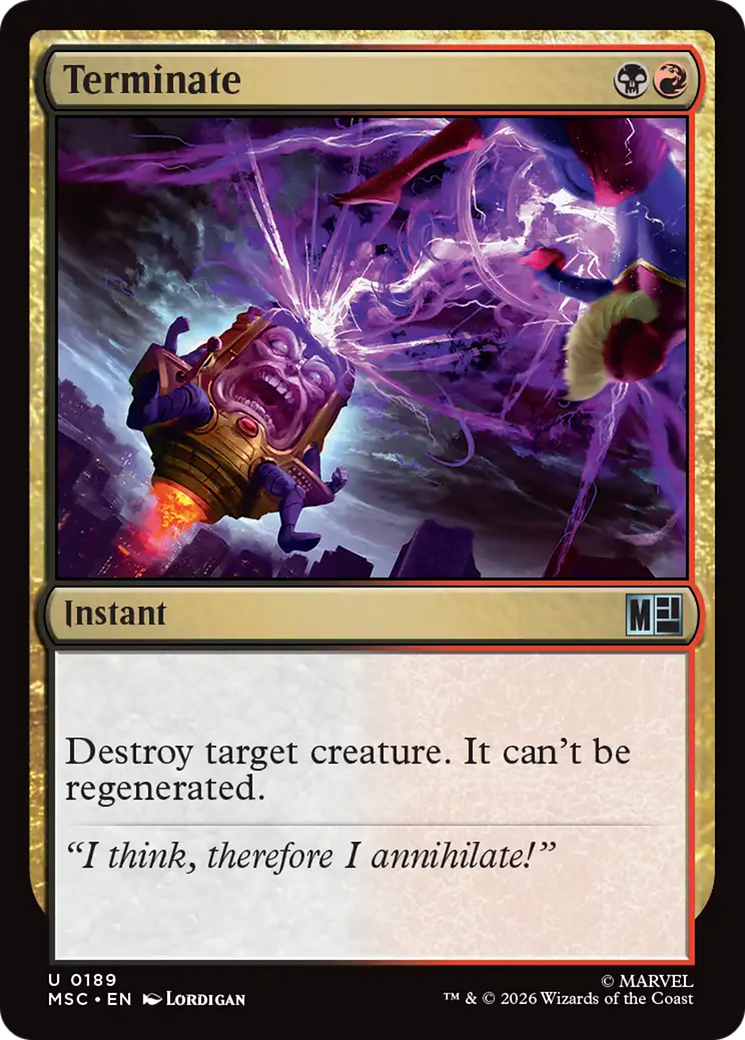 Terminate [Marvel Super Heroes Commander] | Black Swamp Games
