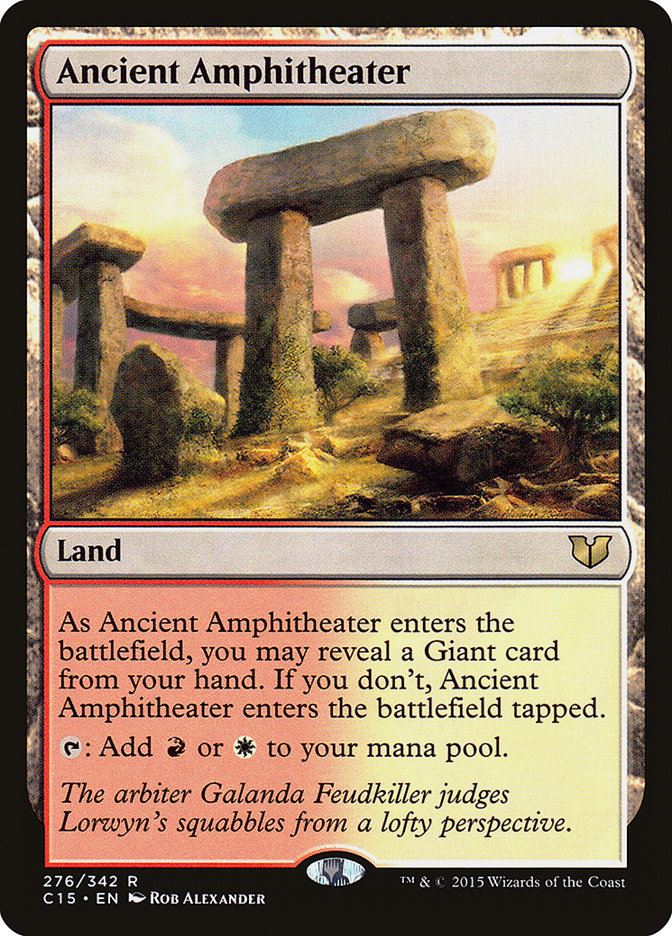 Ancient Amphitheater [Commander 2015] | Black Swamp Games