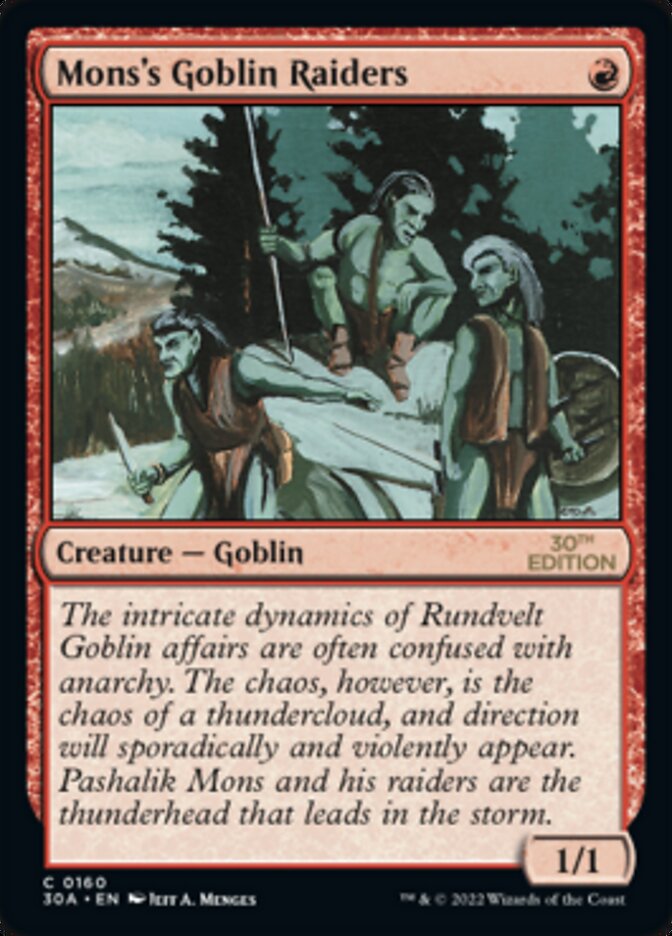Mons's Goblin Raiders [30th Anniversary Edition] | Black Swamp Games
