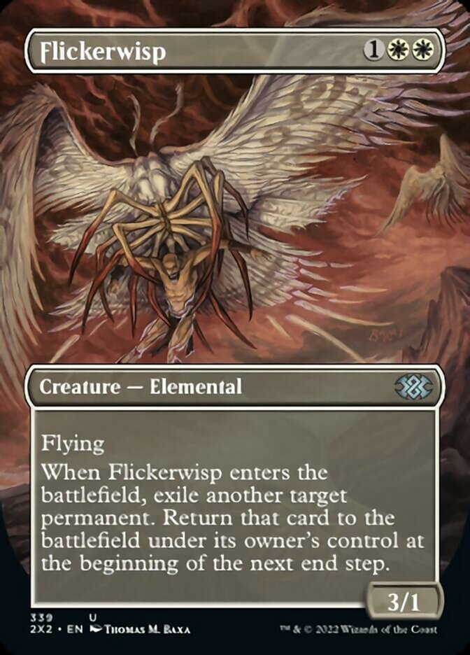 Flickerwisp (Borderless Alternate Art) [Double Masters 2022] | Black Swamp Games