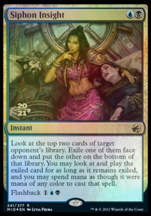 Siphon Insight [Innistrad: Midnight Hunt Prerelease Promos] | Black Swamp Games