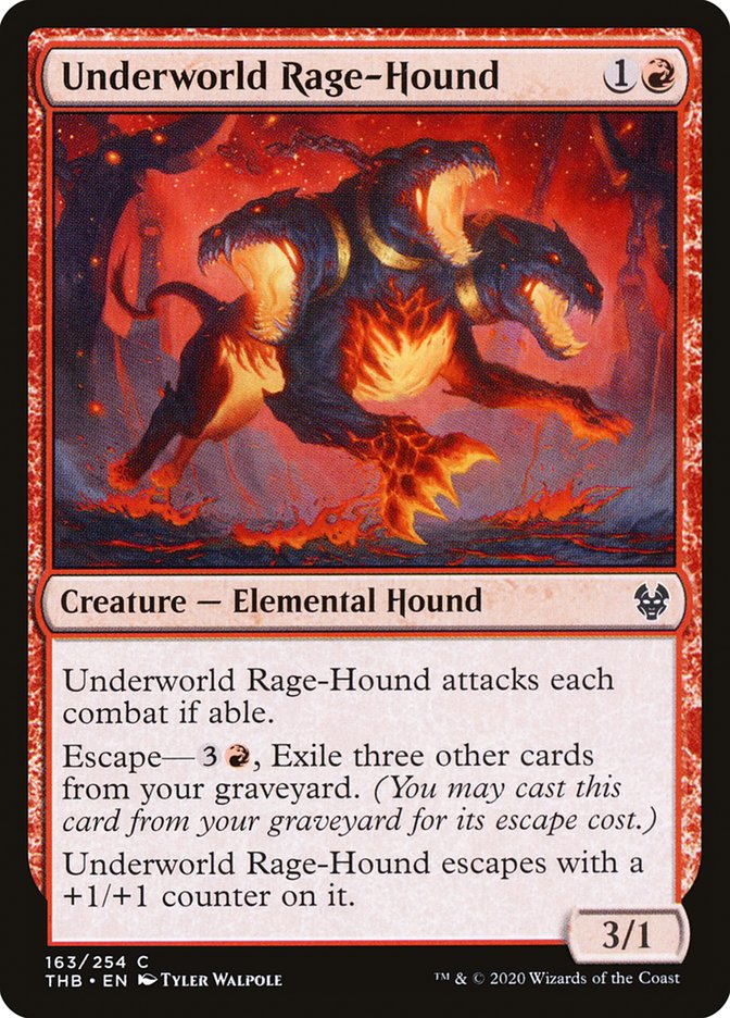 Underworld Rage-Hound [Theros Beyond Death] | Black Swamp Games