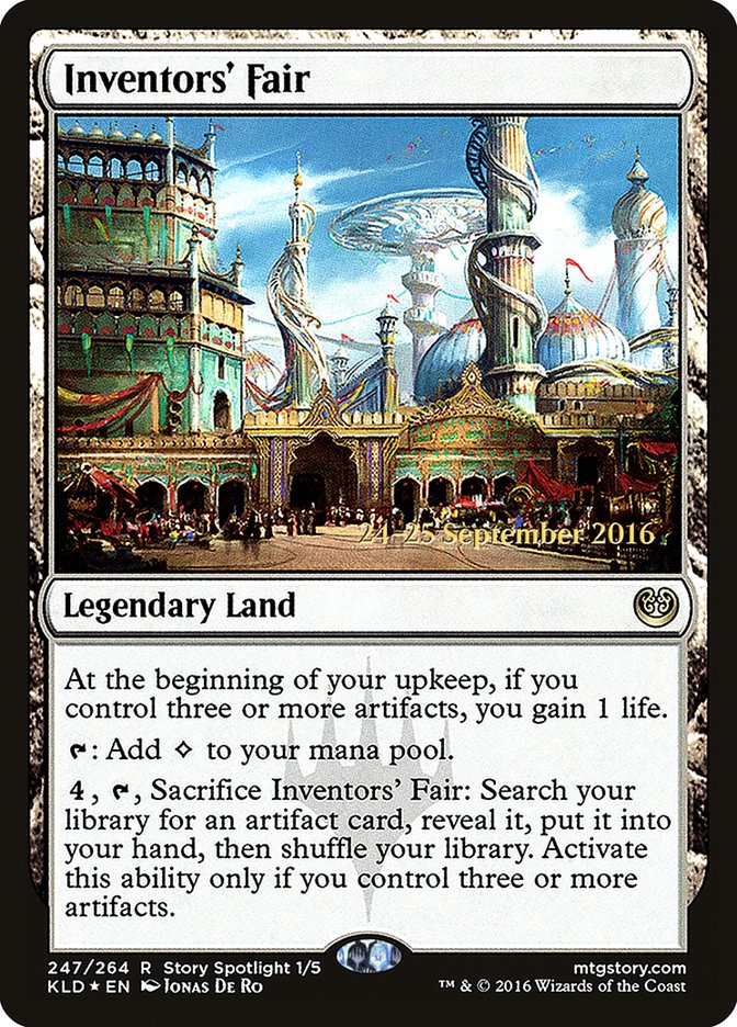 Inventors' Fair [Kaladesh Prerelease Promos] | Black Swamp Games
