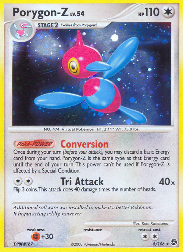 Porygon Z (6/106) (Theme Deck Exclusive) [Diamond & Pearl: Great Encounters] | Black Swamp Games