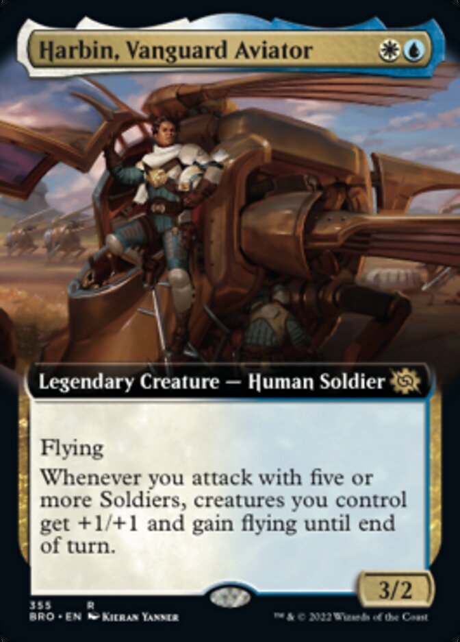 Harbin, Vanguard Aviator (Extended Art) [The Brothers' War] | Black Swamp Games