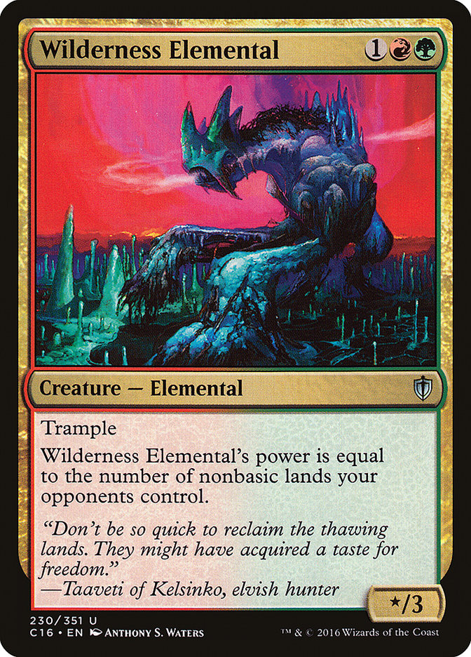 Wilderness Elemental [Commander 2016] | Black Swamp Games