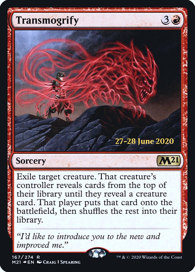 Transmogrify [Core Set 2021 Prerelease Promos] | Black Swamp Games