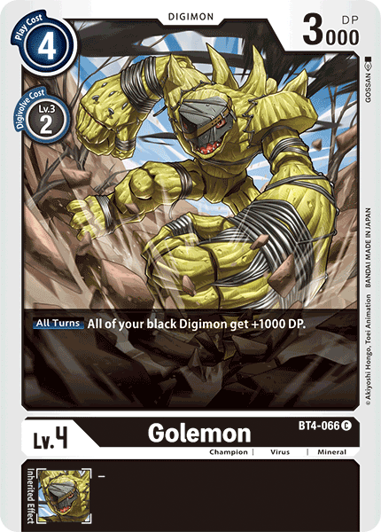 Golemon [BT4-066] [Great Legend] | Black Swamp Games