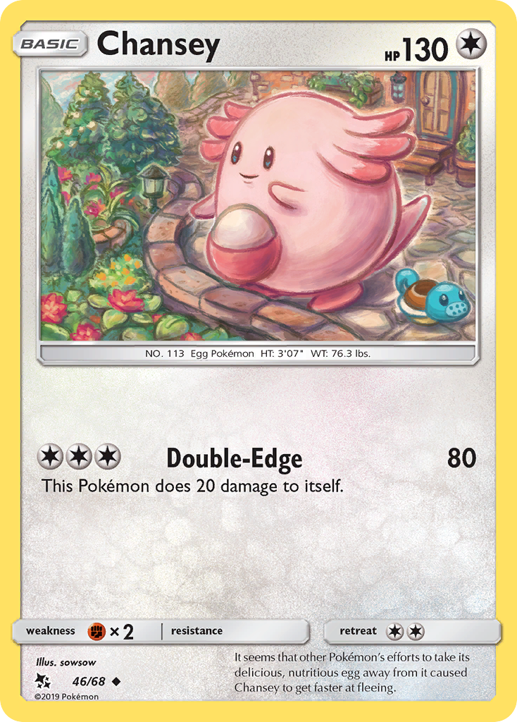 Chansey (46/68) [Sun & Moon: Hidden Fates] | Black Swamp Games
