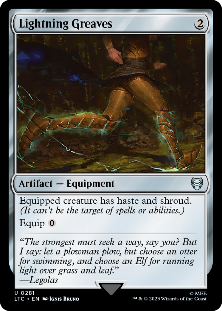 Lightning Greaves [The Lord of the Rings: Tales of Middle-Earth Commander] | Black Swamp Games