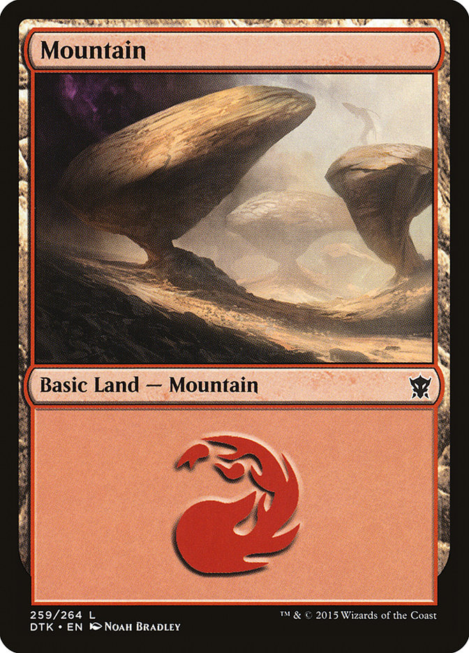 Mountain (259) [Dragons of Tarkir] | Black Swamp Games