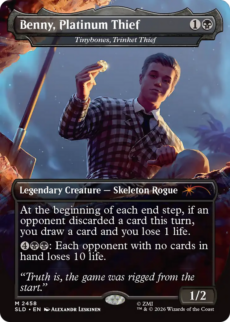Benny, Platinum Thief - Tinybones, Trinket Thief [Secret Lair Drop Series] | Black Swamp Games