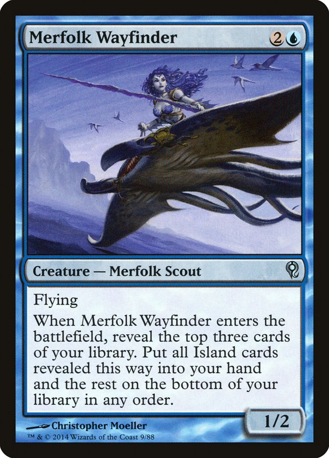 Merfolk Wayfinder [Duel Decks: Jace vs. Vraska] | Black Swamp Games