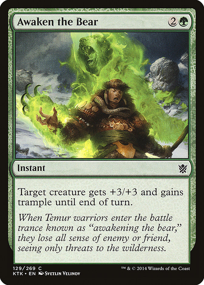 Awaken the Bear [Khans of Tarkir] | Black Swamp Games