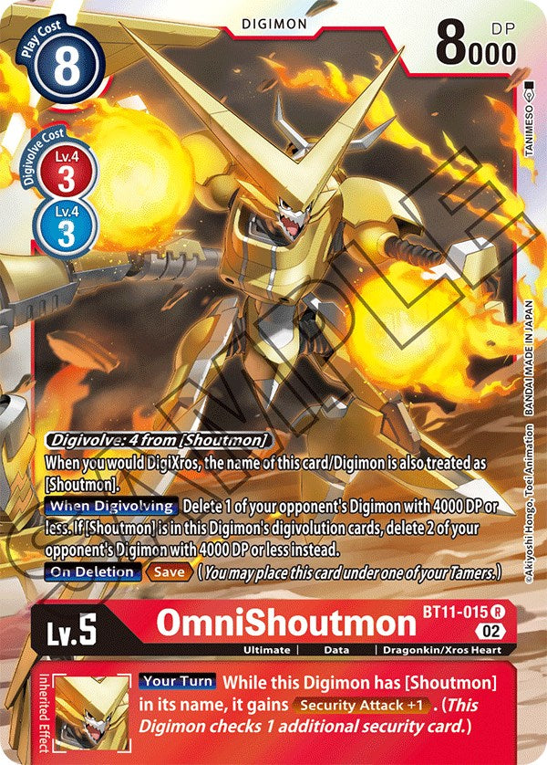 OmniShoutmon [BT11-015] [Dimensional Phase] | Black Swamp Games