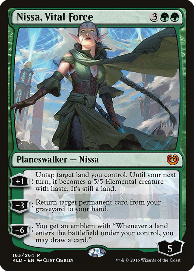 Nissa, Vital Force (Promo Pack) [Kaladesh Promos] | Black Swamp Games