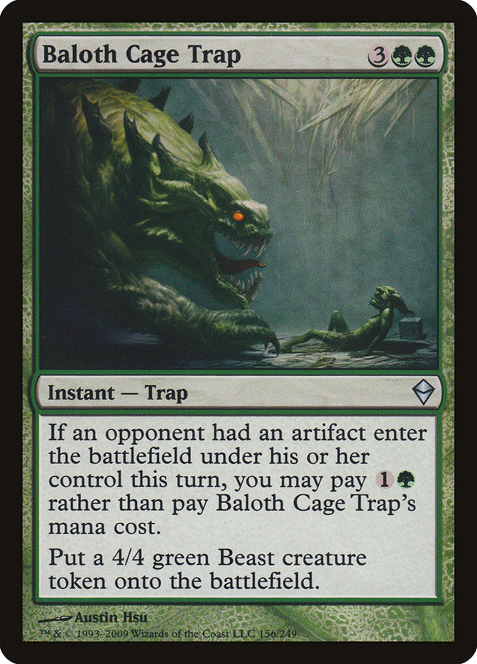 Baloth Cage Trap [Zendikar] | Black Swamp Games
