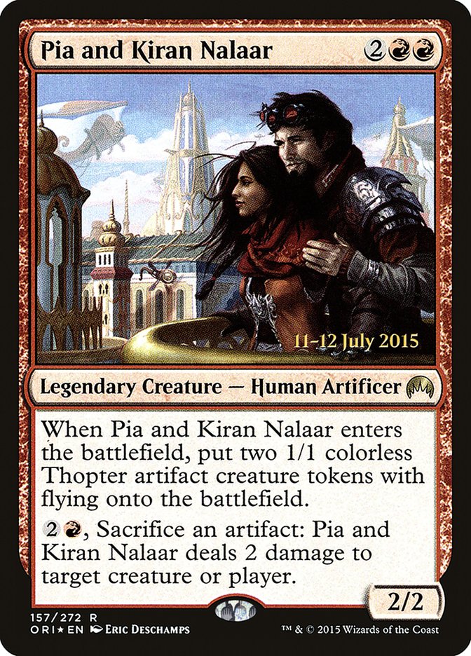 Pia and Kiran Nalaar [Magic Origins Prerelease Promos] | Black Swamp Games