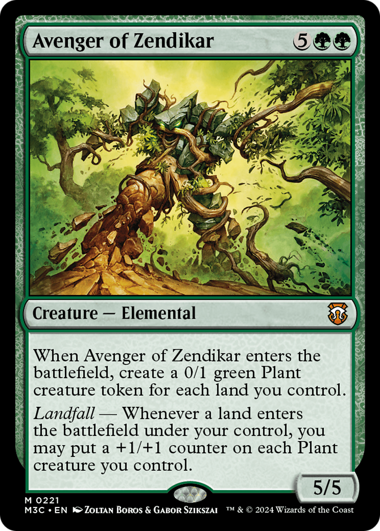 Avenger of Zendikar (Ripple Foil) [Modern Horizons 3 Commander] | Black Swamp Games