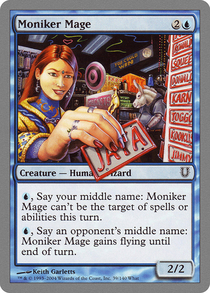 Moniker Mage [Unhinged] | Black Swamp Games