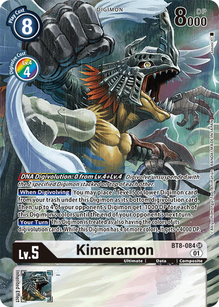 Kimeramon [BT8-084] (Alternate Art) [New Awakening] | Black Swamp Games