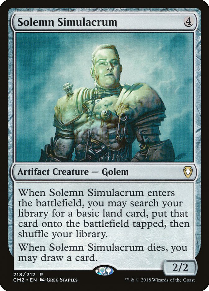 Solemn Simulacrum (218/312) [Commander Anthology Volume II] | Black Swamp Games