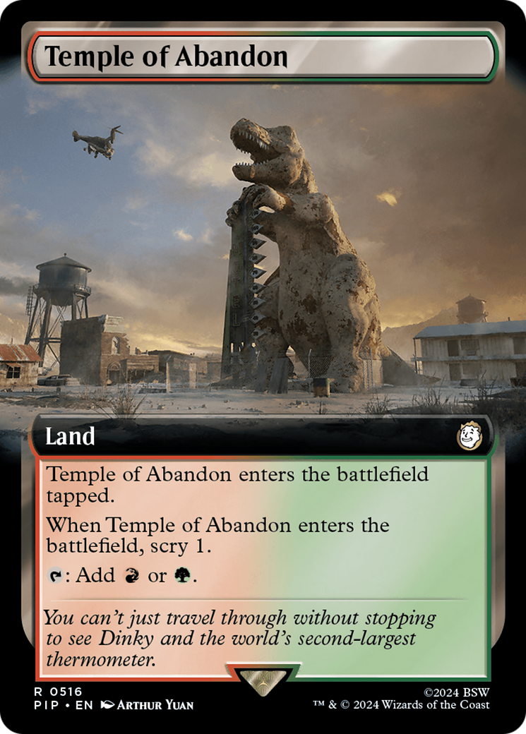 Temple of Abandon (Extended Art) [Fallout] | Black Swamp Games
