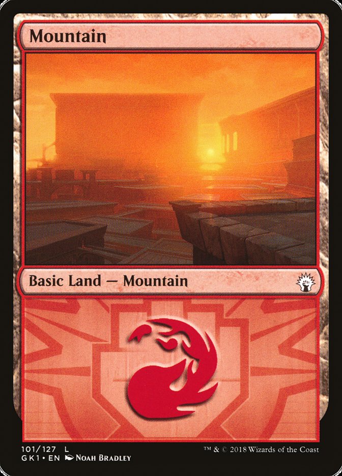 Mountain (101) [Guilds of Ravnica Guild Kit] | Black Swamp Games
