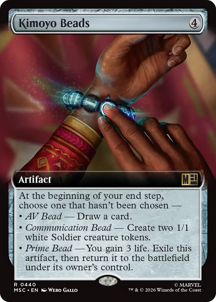 Kimoyo Beads (Extended Art) [Marvel Super Heroes Commander] | Black Swamp Games