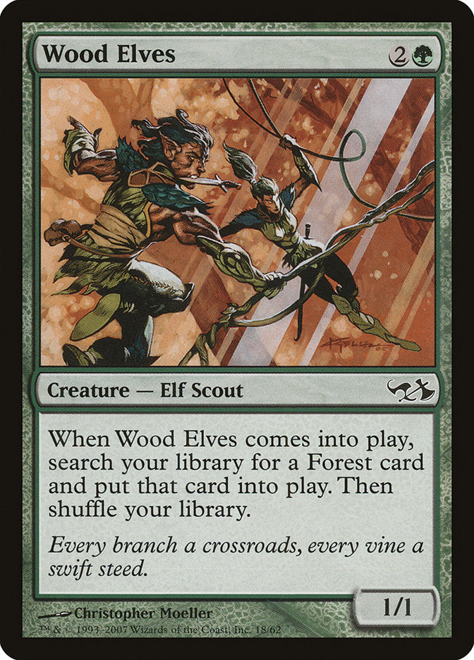 Wood Elves [Duel Decks: Elves vs. Goblins] | Black Swamp Games