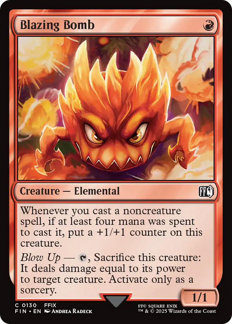 Blazing Bomb [FINAL FANTASY] | Black Swamp Games