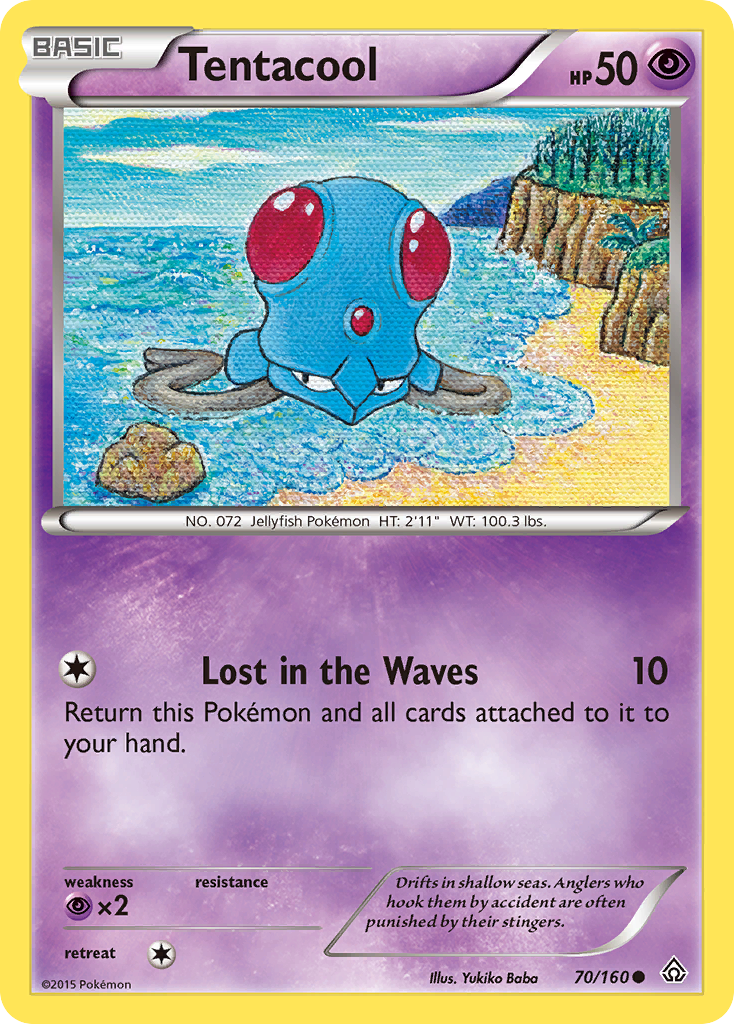 Tentacool (70/160) [XY: Primal Clash] | Black Swamp Games