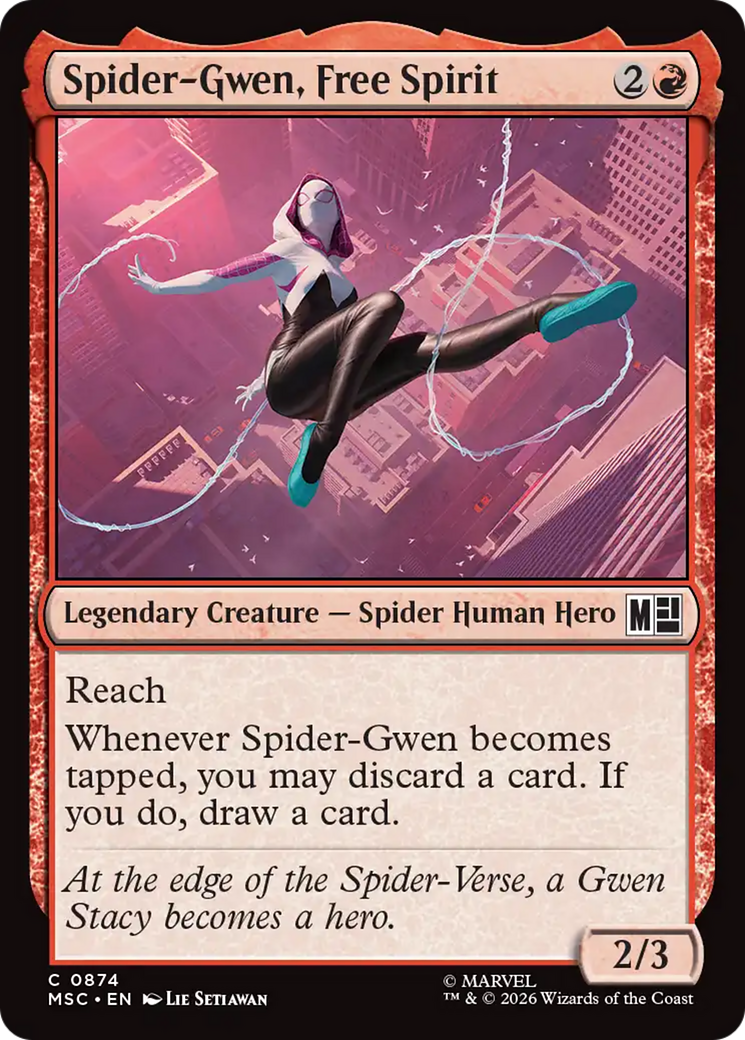 Spider-Gwen, Free Spirit [Marvel Super Heroes Commander] | Black Swamp Games