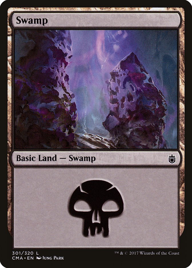 Swamp (301) [Commander Anthology] | Black Swamp Games