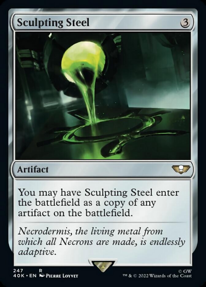 Sculpting Steel (Surge Foil) [Warhammer 40,000] | Black Swamp Games