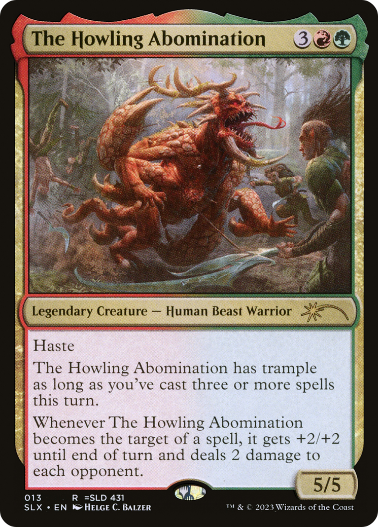 The Howling Abomination [Secret Lair: Universes Within] | Black Swamp Games