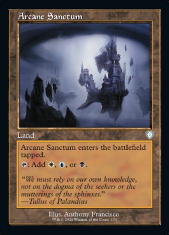 Arcane Sanctum (Retro) [The Brothers' War Commander] | Black Swamp Games