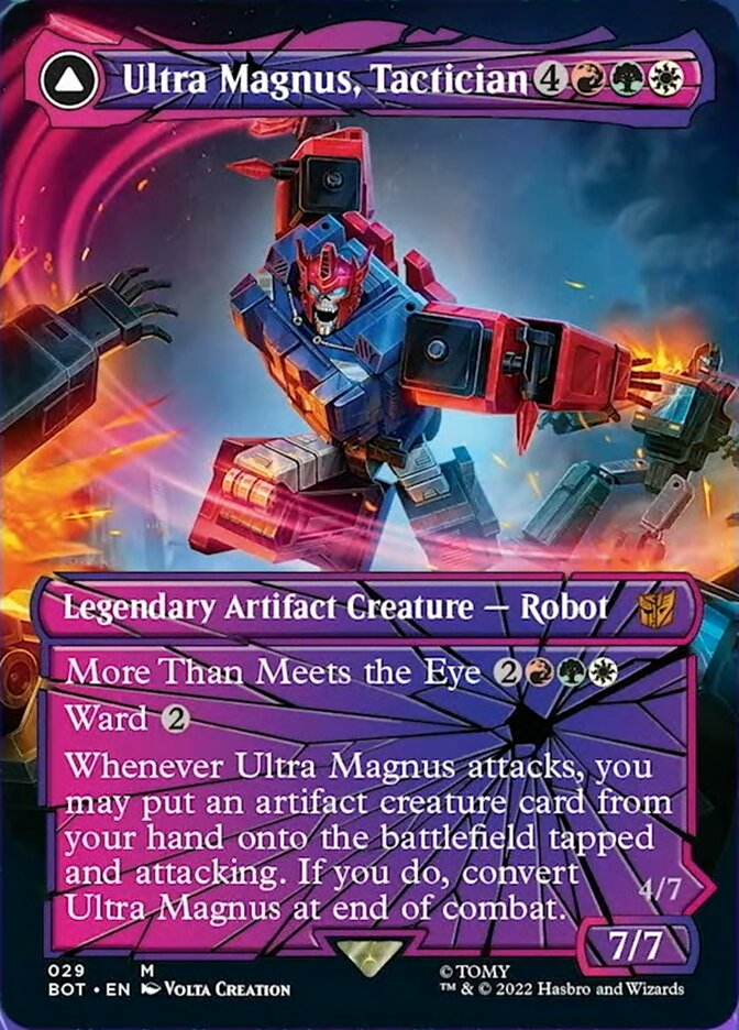 Ultra Magnus, Tactician // Ultra Magnus, Armored Carrier (Shattered Glass) [Transformers] | Black Swamp Games