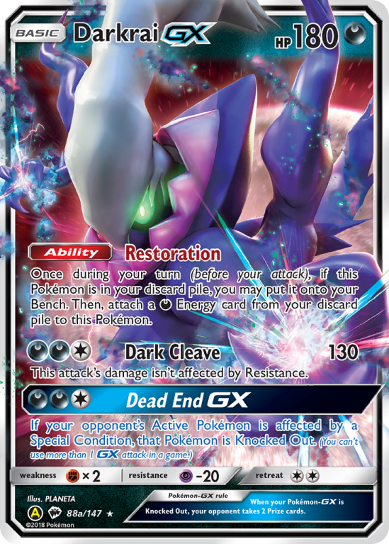 Darkrai GX (88a/147) [Alternate Art Promos] | Black Swamp Games