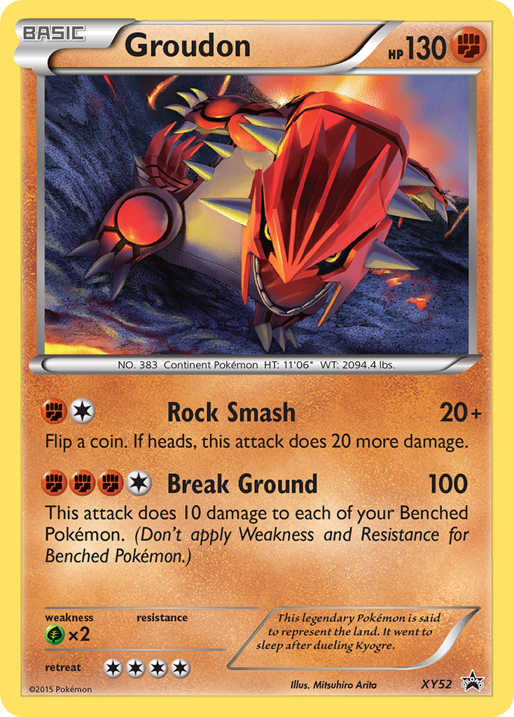 Groudon (XY52) [XY: Black Star Promos] | Black Swamp Games