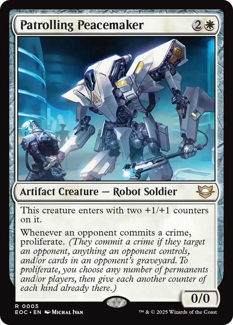 Patrolling Peacemaker [Edge of Eternities Commander] | Black Swamp Games