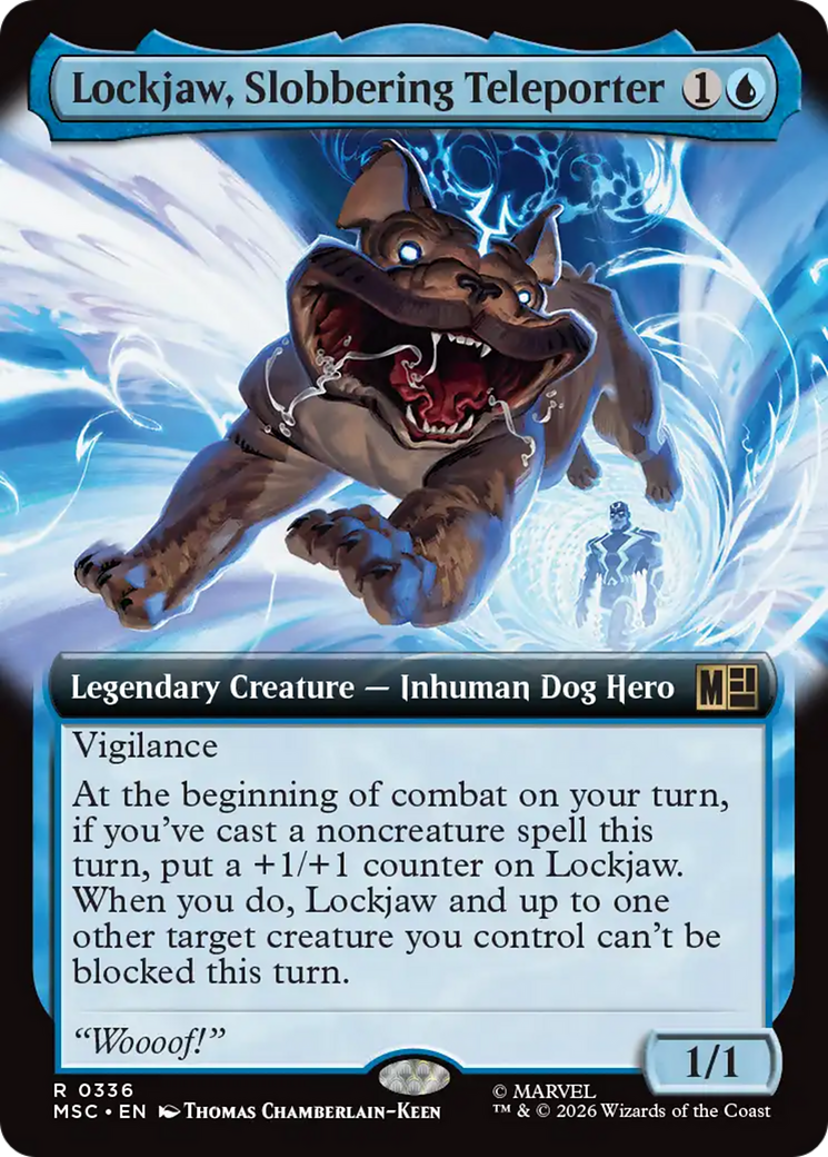Lockjaw, Slobbering Teleporter (Extended Art) [Marvel Super Heroes Commander] | Black Swamp Games