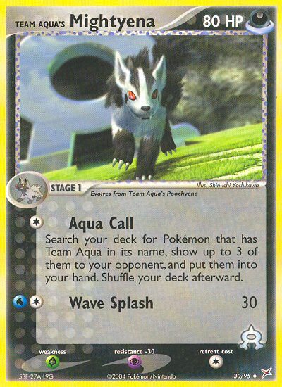 Team Aqua's Mightyena (30/95) [EX: Team Magma vs Team Aqua] | Black Swamp Games