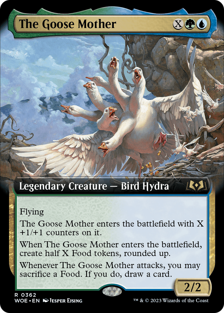 The Goose Mother (Extended Art) [Wilds of Eldraine] | Black Swamp Games