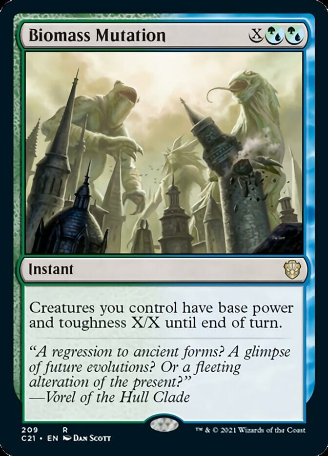 Biomass Mutation [Commander 2021] | Black Swamp Games